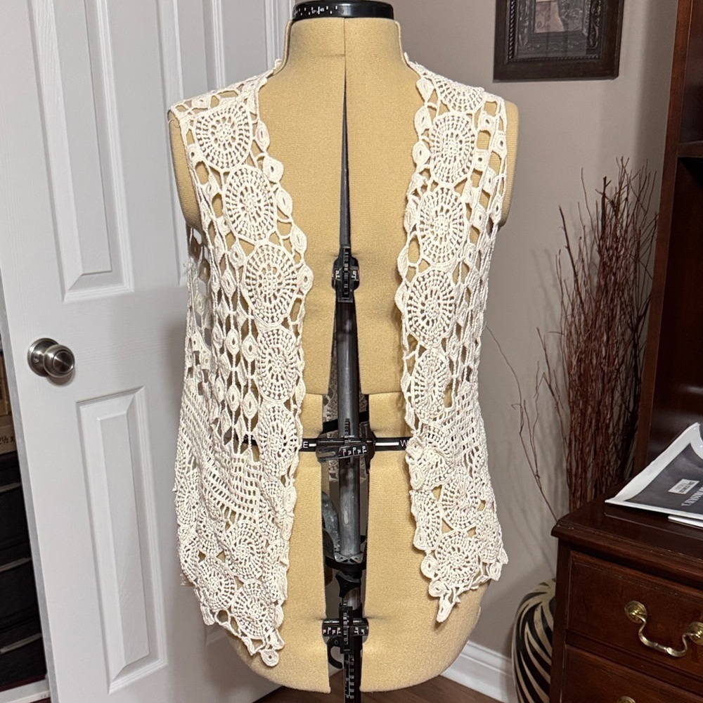 Crochet Lace Vest